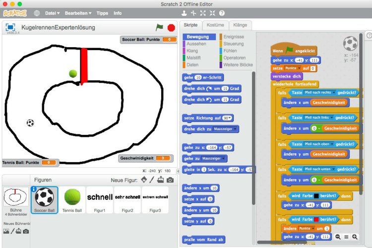 Einführung in die Programmierung mit Scratch