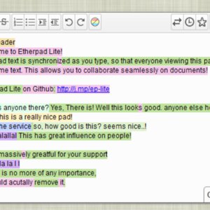 Vorschaubild EtherPad Lite