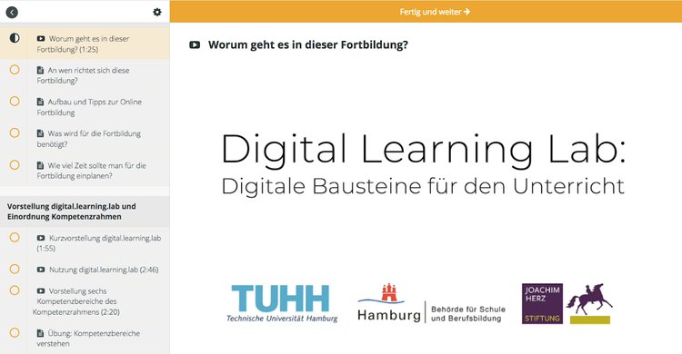 Fortbildung: digital.learning.lab