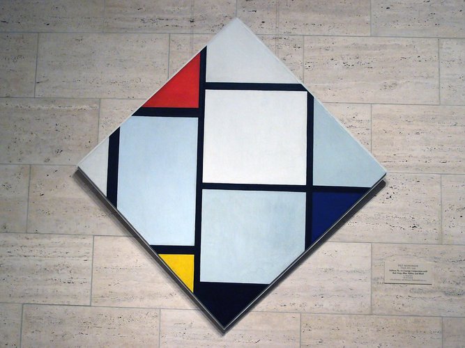 Kunstprojekt Piet Mondrian